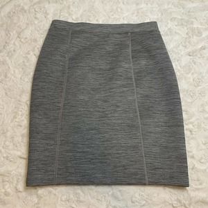 ELLE Women's Heather Gray Space Dye Stretchy Pencil Skirt size Medium